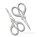 High quality make up beauty stainless steel eyebrow scissors pedicure nails curved scissor